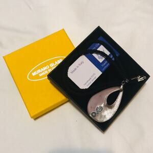 Murano Glass Necklace NEW IN BOX